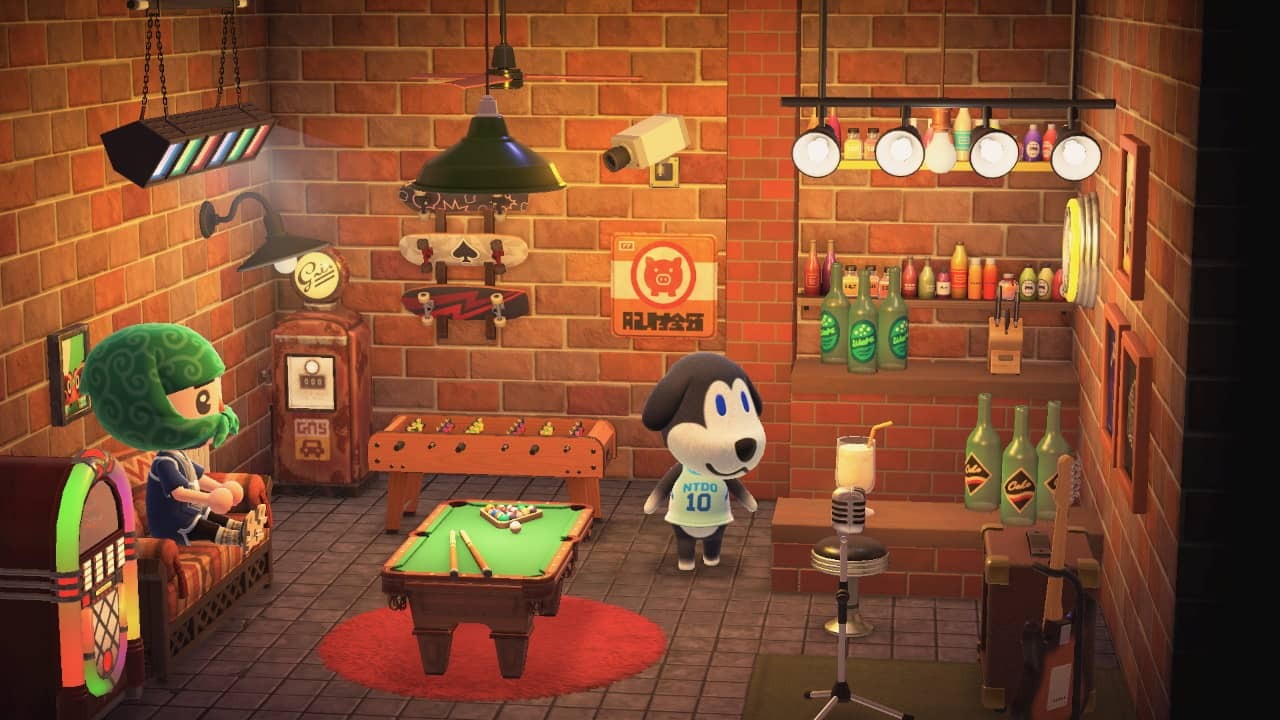 Eine Kneipe in Animal Crossing