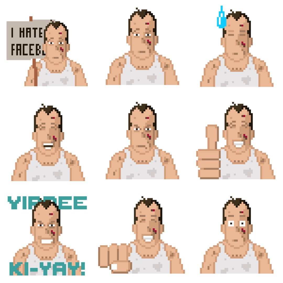 John McClane Sticker